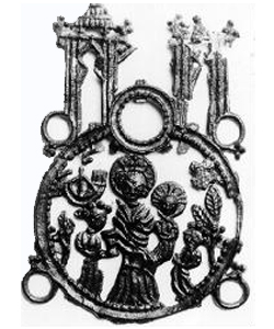 Medieval Pilgrim Pewter Lapel Pin Badge – Detailed UK Made